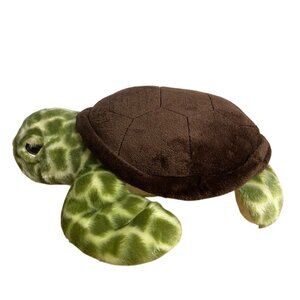 Destination Nation Realistic Plush Sea Turtle Stuffed Animal Soft Toy